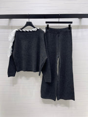 CELINE 25S KNIT PULLOVER AND PANTS SET 0088