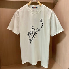LV WHITE COTTON T-SHIRT 239588