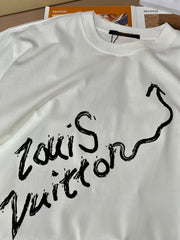 LV WHITE COTTON T-SHIRT 239588