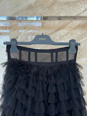 DIOR 25S MESH MAXI SKIRT STYLE 011