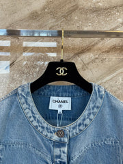 CHANEL 25S SLEEVELESS DENIM VEST 391