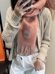 HERMES 25S SCARF 190 IN CASHMERE 854621