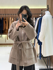 HERMES 25S WOOL COAT 100