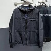 LV HOODED JACKET BLACK 239027