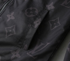 LV BLACK MONOGRAM HOODED JACKET 238975