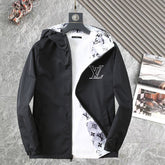 LV DOUBLE-SIDED JACKET BLACK AND WHITE 238980