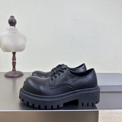 STOMPER DERBY IN BLACK SOFT BULLSKIN