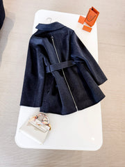 HERMES 25S MID-LENGTH KNIT COAT 266