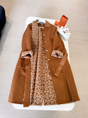 HERMES 25S BELTED CASHMERE PEACOAT 267