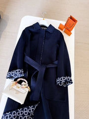 HERMES 25S BELTED CASHMERE PEACOAT 269