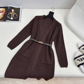 HERMES 25S LONG KNITTED CARDIGAN 081