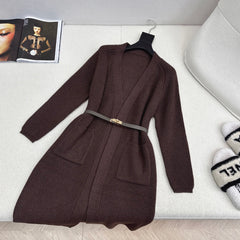 HERMES 25S LONG KNITTED CARDIGAN 081