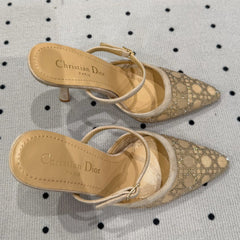 HIGH HEELS MULE IN CAMEL BEIGE LAMB SUEDE 10 CM