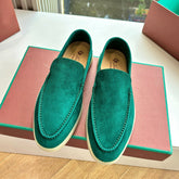 LP LOAFERS 25S IN TEAL GREEN CASHMERE