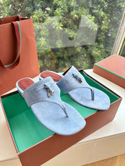 LP THONG SANDALS 25S IN SKY BLUE SUEDE