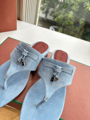 LP THONG SANDALS 25S IN SKY BLUE SUEDE