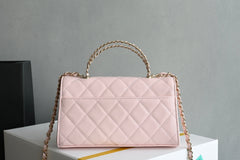 CHANEL 25S KELLY 18 CM IN LIGHT PINK LAMBSKIN