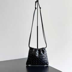 SMALL DUSTBAG 21 IN BLACK LAMBSKIN
