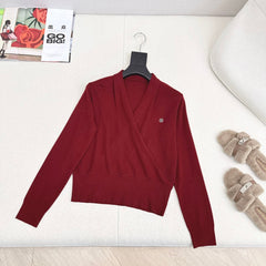 HERMES 25S V-NECK SWEATER 294