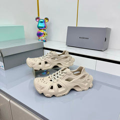 BALENCIAGA 25S SPIDER-MAN SNEAKERS IN LIGHT BEIGE SYNTHETIC RUBBER