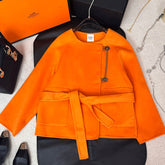 HERMES 25S SHORT CASHMERE COAT 241