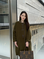 HERMES 25S REVERSIBLE LONG COAT 239