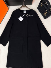 HERMES 25S CASHMERE COAT 196