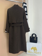 MAX MARA 25S TURTLENECK CASHMERE COAT 130
