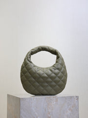 YSL 25S ICARE BABY 17 IN DARK OLIVE QUILTED CALFSKIN GOLD HARDWRE