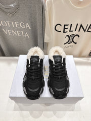 DIOR CHRONO SNEAKER 25S IN BLACK SUEDE AND MESH FABRIC STYLE 6