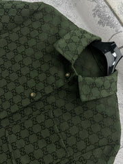 GUCCI SHORT-SLEEVE LAPEL SHIRT STYLE 100