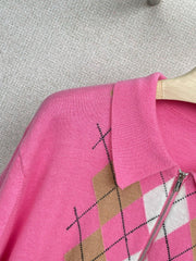 MIUMIU KNIT POLO SHIRT STYLE 63