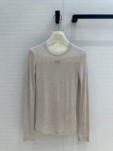 Loewe Long-sleeve T-shirt Gray Lyocell