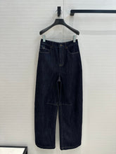 Loewe 25 Sickle Jeans Dark Blue Denim Cotton