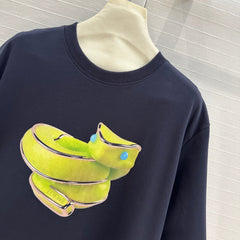 Loewe 25 T-shirt Dark Blue Cotton