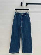 Loewe Straight Jeans Blue Cotton