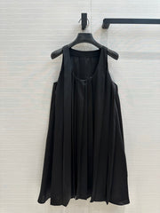 Loewe Dress Black Polyester Fiber