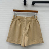 Loewe Short Khaki Cotton