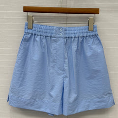 Loewe Short Blue Cotton