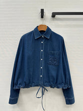 Loewe Shirt Jacket Blue Cotton