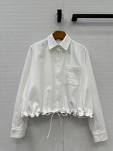 Loewe Shirt Jacket White Cotton