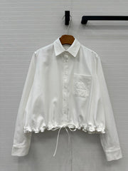 Loewe Shirt Jacket White Cotton