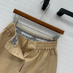 Loewe Short Khaki Cotton