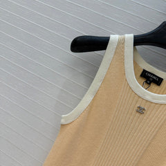 CC 25 Knitted Dress Yellow Cotton