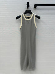 CC 25 Knitted Dress gray Cotton