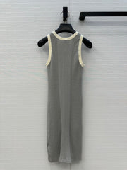 CC 25 Knitted Dress gray Cotton
