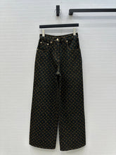 LV DENIM PANTS WITH LOGO 264395