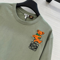 LOEWE SHORT-SLEEVE T-SHIRT IN MATCHA GREEN