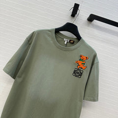LOEWE SHORT-SLEEVE T-SHIRT IN MATCHA GREEN
