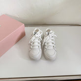 SNEAKERS SIMPLE DESIGN IN WHITE SHEEPSKIN